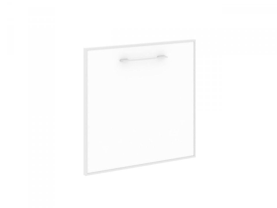 Кабинет руководителя YALTA LT-S4 R/L white Дверь фасадная стекло белое в раме прав/лев