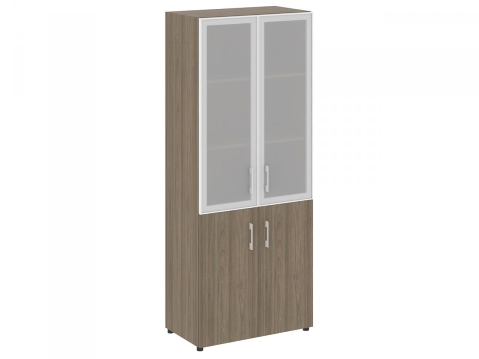 Кабинет руководителя YALTA LT-ST 1.2R Шкаф закрытый двери стекло в раме/дерево