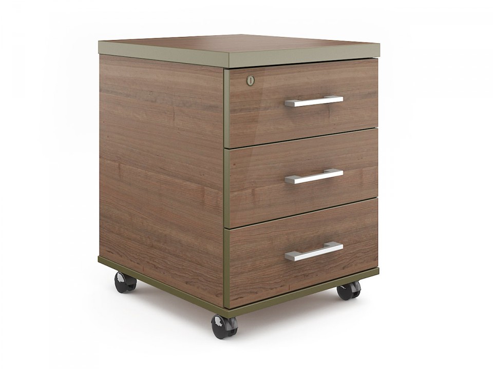 Кабинет руководителя премиум класса Турин Тр-3.0 Тумба подкатная